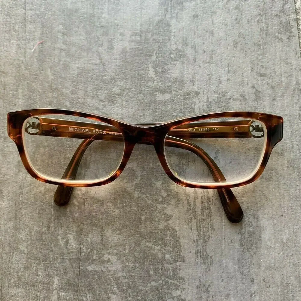 $187 MICHAEL KORS Ravenna Eyeglasses Frame MK8001 3004 53-18-140 Tortoise N120